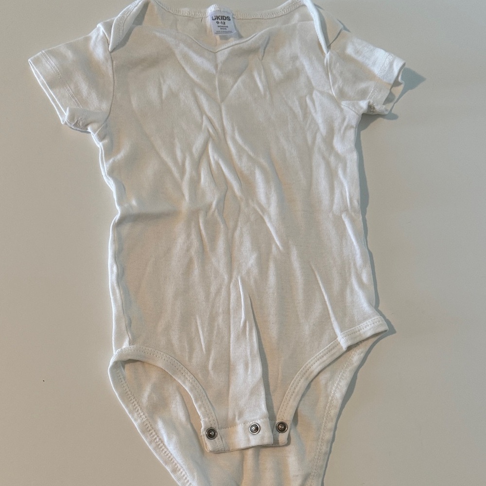 Classic White Kids lightweight Bodysuit